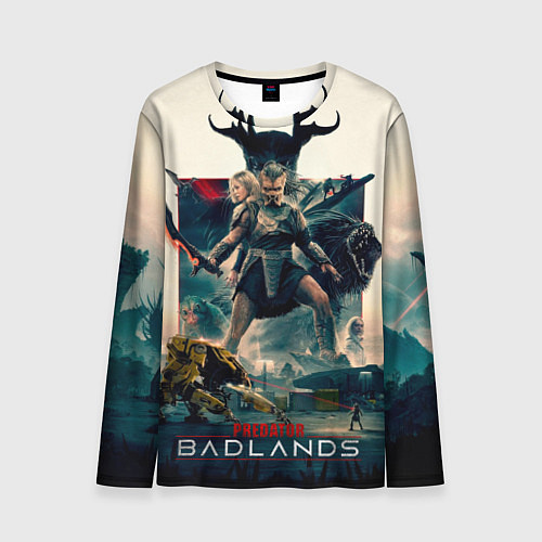 Мужской лонгслив Персонажи из Хищник планета смерти / 3D-принт – фото 1