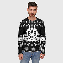 Лонгслив мужской Borussia x counter strike, цвет: 3D-принт — фото 2