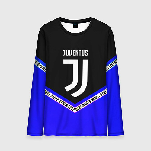 Мужской лонгслив Ювентус япония геометрия / 3D-принт – фото 1