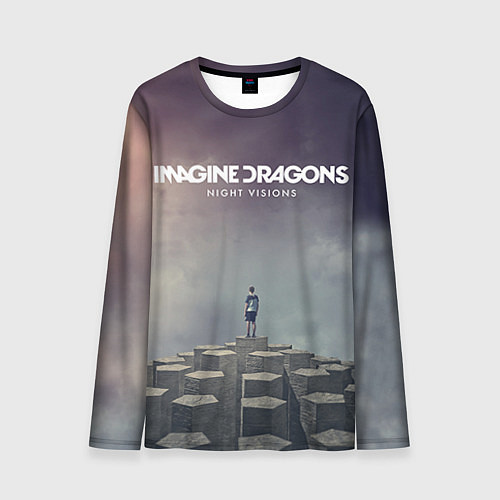 Мужской лонгслив Imagine Dragons: Night Visions / 3D-принт – фото 1