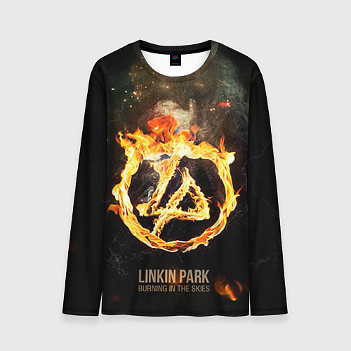 Мужской лонгслив Linkin Park: Burning the skies / 3D-принт – фото 1