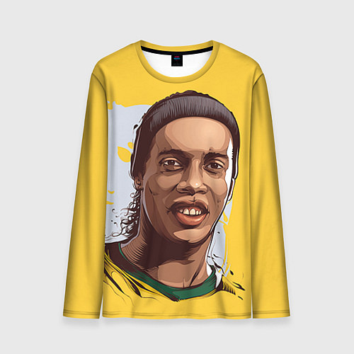 Мужской лонгслив Ronaldinho Art / 3D-принт – фото 1