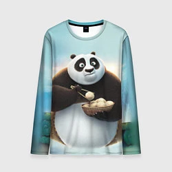 Лонгслив мужской Кунг фу панда, цвет: 3D-принт