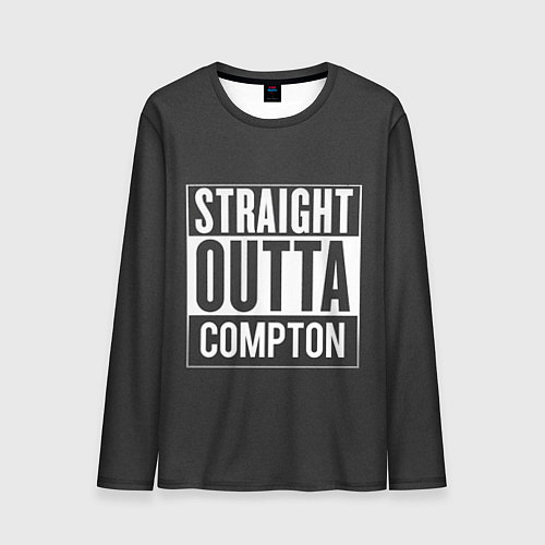 Мужской лонгслив Straight Outta Compton / 3D-принт – фото 1