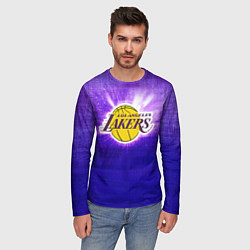 Лонгслив мужской Los Angeles Lakers, цвет: 3D-принт — фото 2