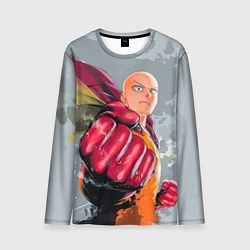 Лонгслив мужской One Punch Man Fist, цвет: 3D-принт