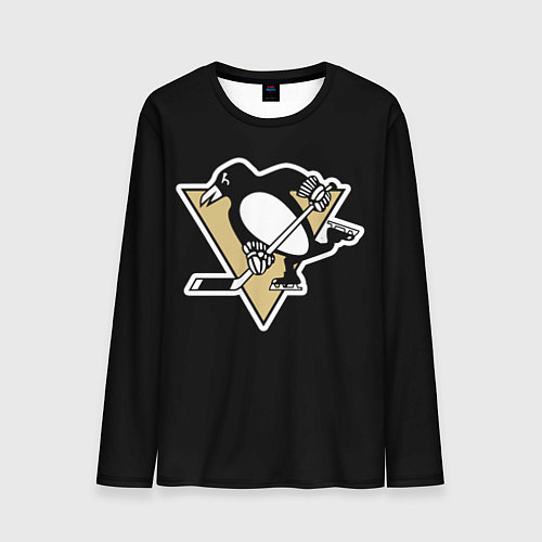 Мужской лонгслив Pittsburgh Penguins: Crosby / 3D-принт – фото 1