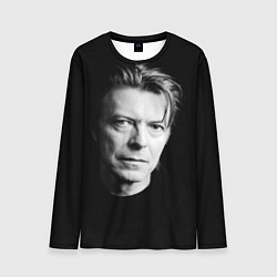 Лонгслив мужской David Bowie: Black Face, цвет: 3D-принт