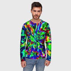 Лонгслив мужской Оксид красок, цвет: 3D-принт — фото 2