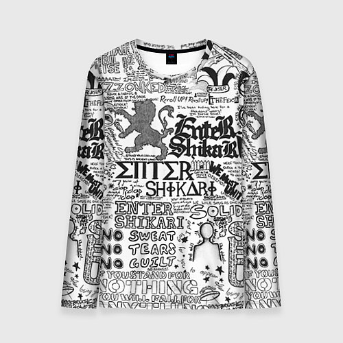 Мужской лонгслив Enter Shikari: Words / 3D-принт – фото 1