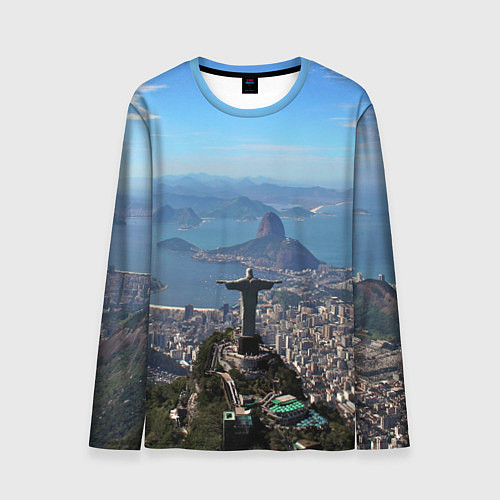 Мужской лонгслив Рио-де-Жанейро / 3D-принт – фото 1