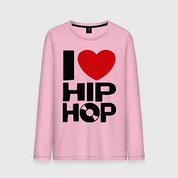 Мужской лонгслив I love Hip Hop