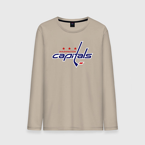 Мужской лонгслив Washington Capitals / Миндальный – фото 1