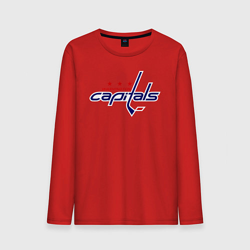 Мужской лонгслив Washington Capitals / Красный – фото 1