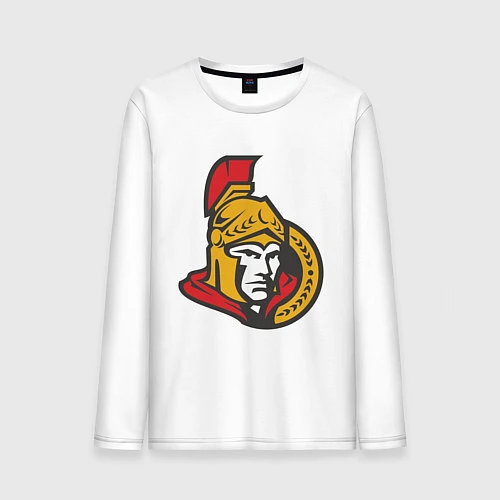 Мужской лонгслив Ottawa Senators / Белый – фото 1