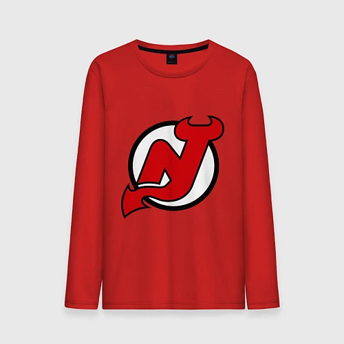 Мужской лонгслив New Jersey Devils / Красный – фото 1