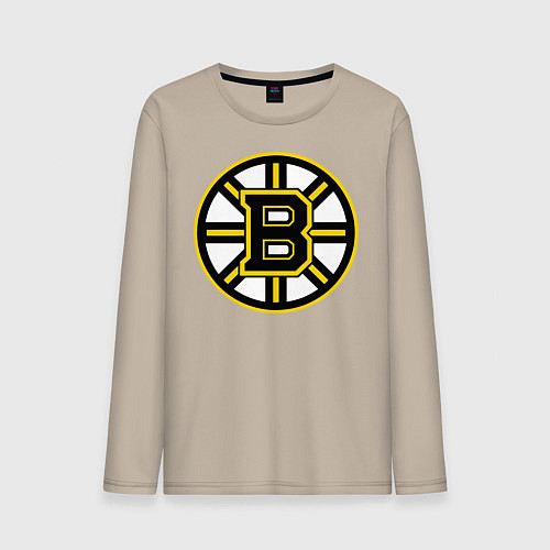 Мужской лонгслив Boston Bruins / Миндальный – фото 1