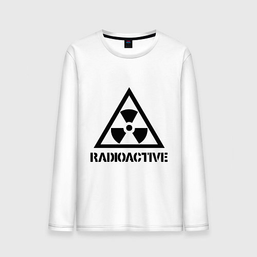 Мужской лонгслив Radioactive / Белый – фото 1