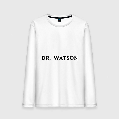 Мужской лонгслив Dr. Watson / Белый – фото 1