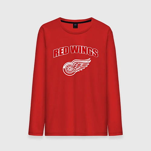 Мужской лонгслив Detroit Red Wings / Красный – фото 1