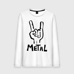 Мужской лонгслив Metal