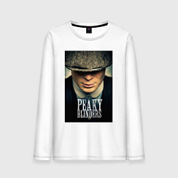 Лонгслив хлопковый мужской Peaky Blinders, цвет: белый