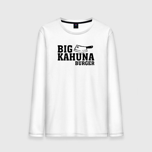 Мужской лонгслив Big Kahuna Burger / Белый – фото 1