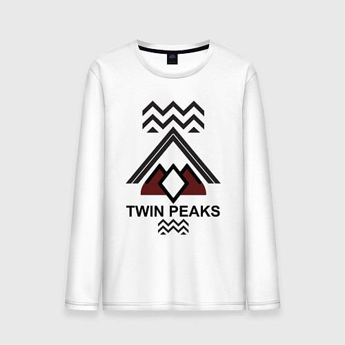 Мужской лонгслив Twin Peaks House / Белый – фото 1