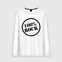 Мужской лонгслив 100% Rock