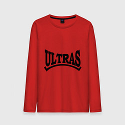 Лонгслив хлопковый мужской Ultras, цвет: красный