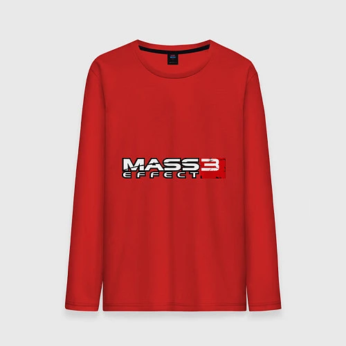 Мужской лонгслив Mass Effect 3 / Красный – фото 1