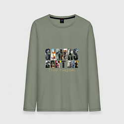 Мужской лонгслив Gamers Dont Die They Respawn