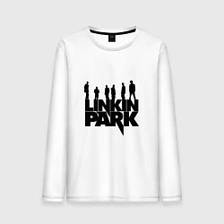 Лонгслив хлопковый мужской Linkin Park, цвет: белый