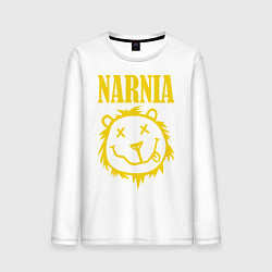 Лонгслив хлопковый мужской Narnia, цвет: белый