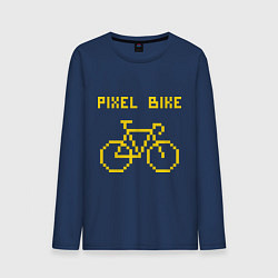 Мужской лонгслив Pixel Bike one color