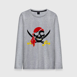 Мужской лонгслив Пиратская футболка