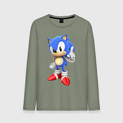 Мужской лонгслив Classic Sonic