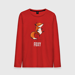 Лонгслив хлопковый мужской Little Foxy, цвет: красный