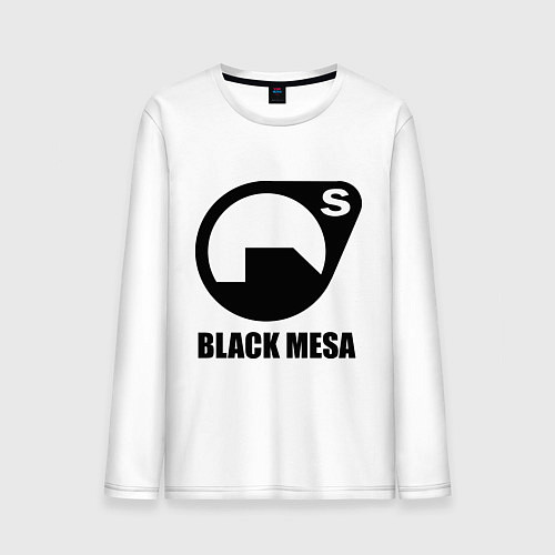 Мужской лонгслив HL: Black mesa / Белый – фото 1