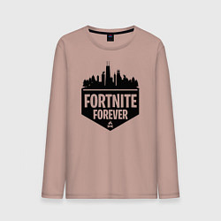 Лонгслив хлопковый мужской Fortnite Forever, цвет: пыльно-розовый