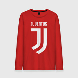 Лонгслив хлопковый мужской FC Juventus, цвет: красный