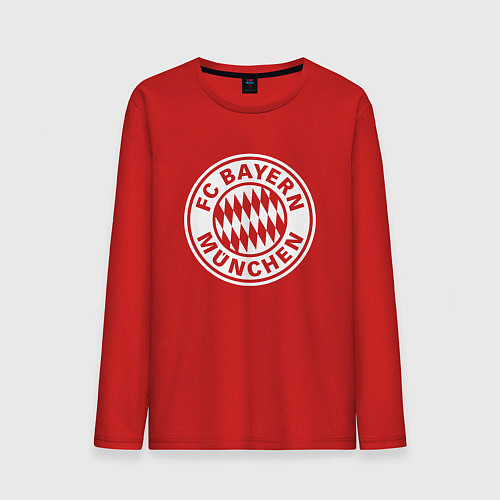 Мужской лонгслив FC Bayern Munchen / Красный – фото 1