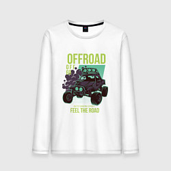 Мужской лонгслив Offroad: Feel the Road