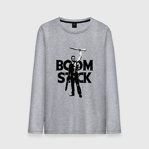 Мужской лонгслив Evil Dead: Boom Stack / Меланж – фото 1