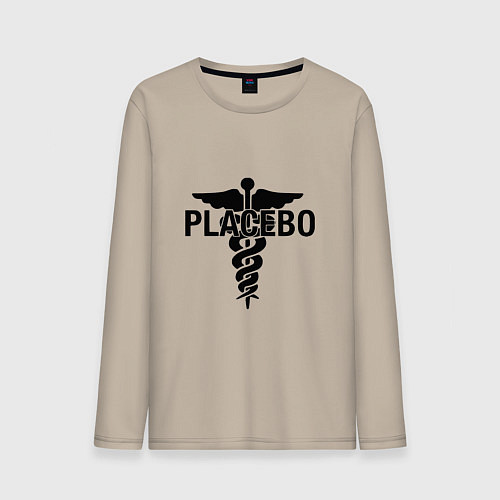Мужской лонгслив Placebo / Миндальный – фото 1