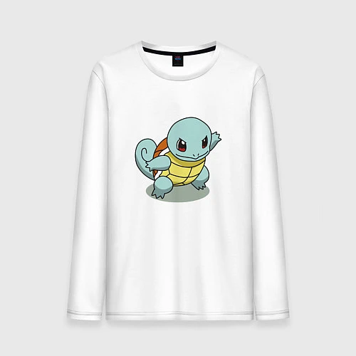 Мужской лонгслив Pokemon Squirtle / Белый – фото 1