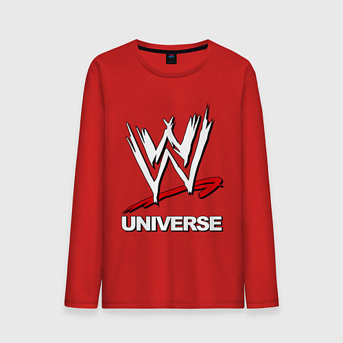 Мужской лонгслив WWE universe / Красный – фото 1