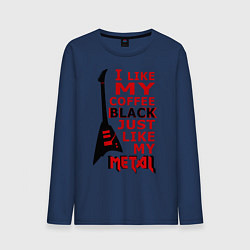 Мужской лонгслив Mindless Self Indulgence - Coffee black