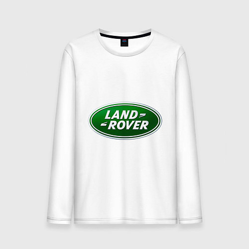 Мужской лонгслив Logo Land Rover / Белый – фото 1