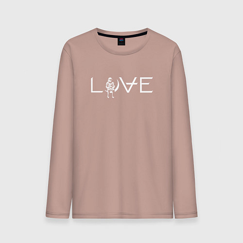 Мужской лонгслив Angels & Airwaves / Пыльно-розовый – фото 1